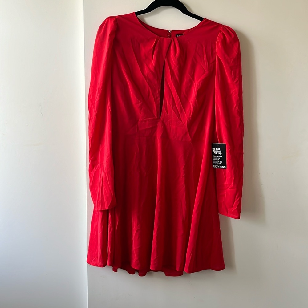 Express Red Cocktail Dress